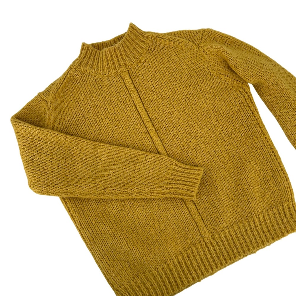 Philosophy Republic Clthing by Anthropologie Mustard Yellow Chunky Sweater Small